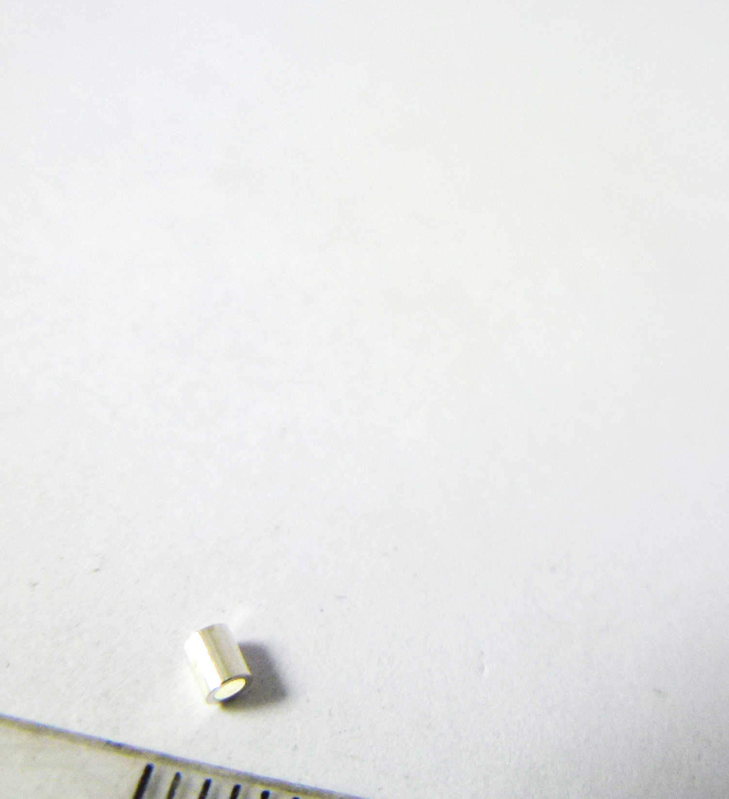 2.3MM銅鍍銀管珠
