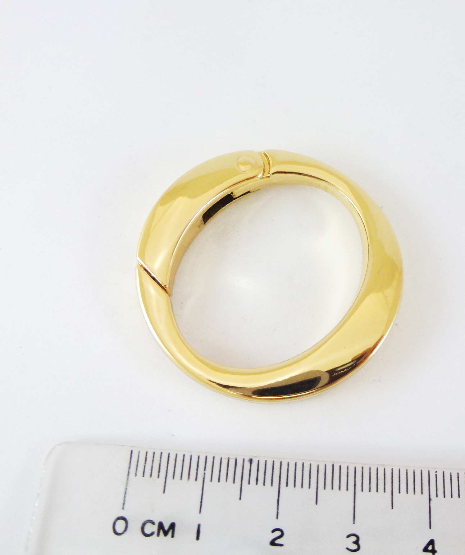 40mm鋅合金鍍金拋光O形鉤