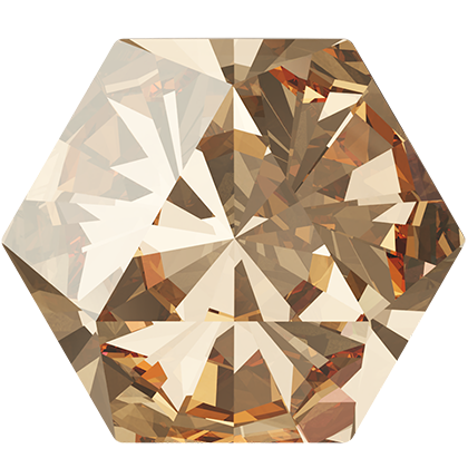 6X6.9mm萬花筒六邊形-影子金