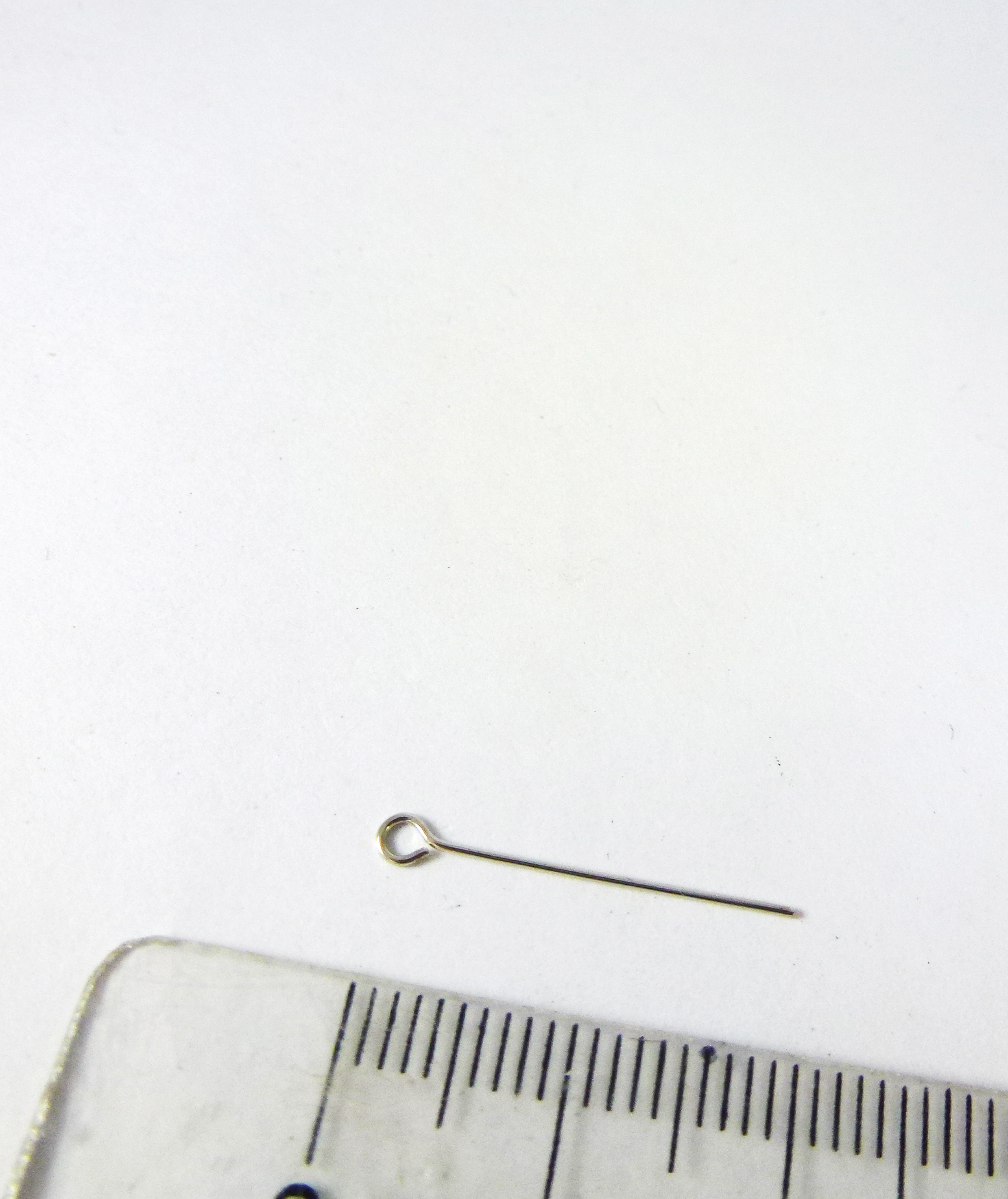 0.5X20mm純銀鍍白K九針